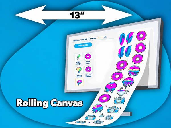 Rolling Canvas – 12.5" Width